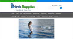 Desktop Screenshot of homebirthsupplies.co.uk